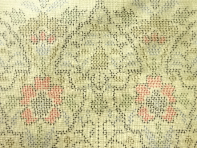 JAPANESE KIMONO / ANTIQUE KIMONO / SILK / OSHIMA TSUMUGI / WOVEN SARASA / 5MARUKI